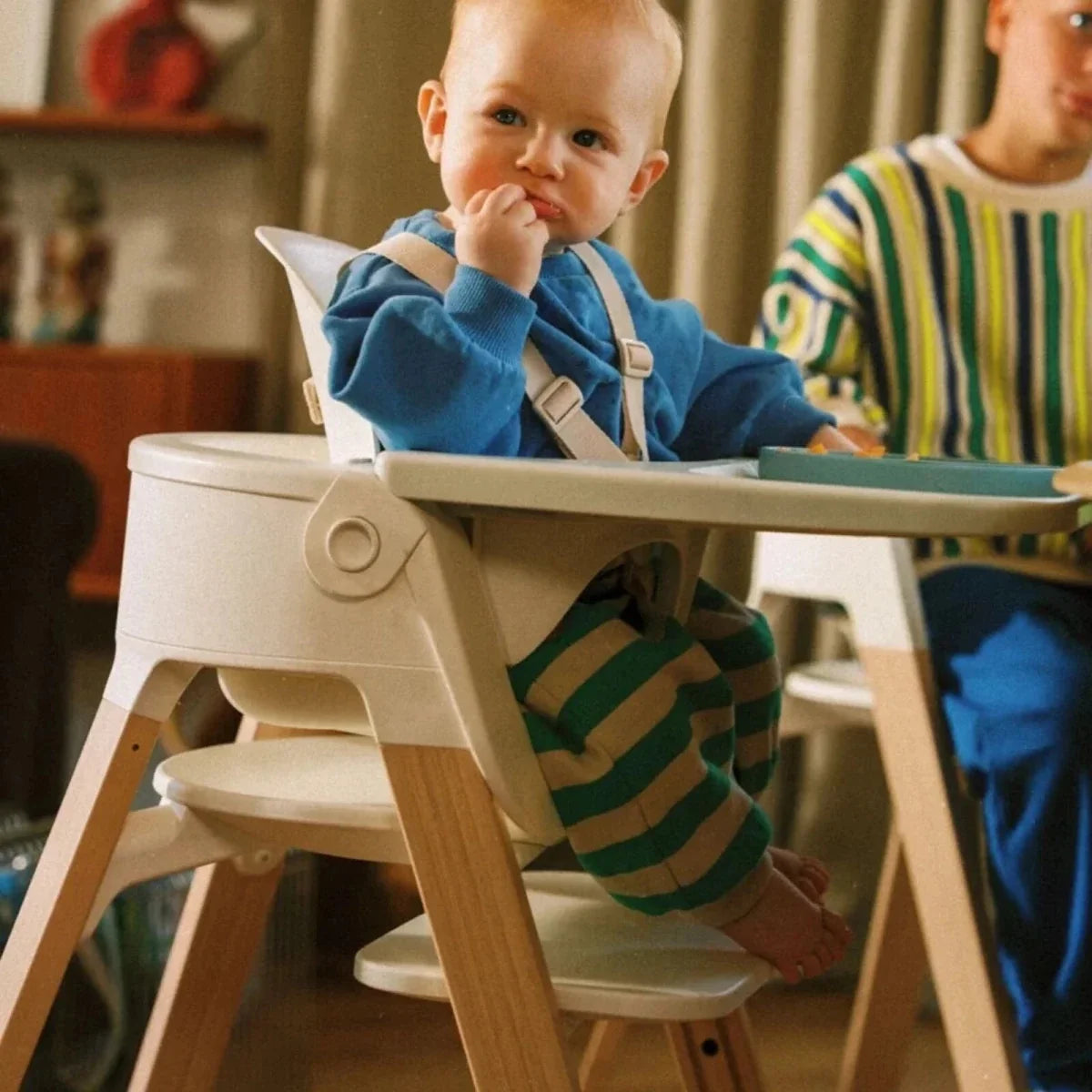 Stokke Steps Highchair - White & Natural