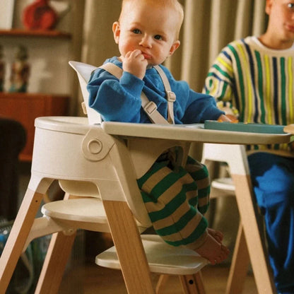 Stokke Steps Highchair - White & Natural