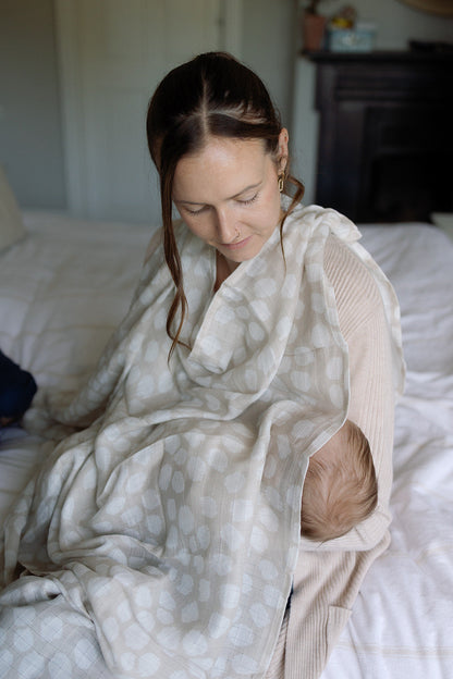 Scallop Large Swaddle Muslin