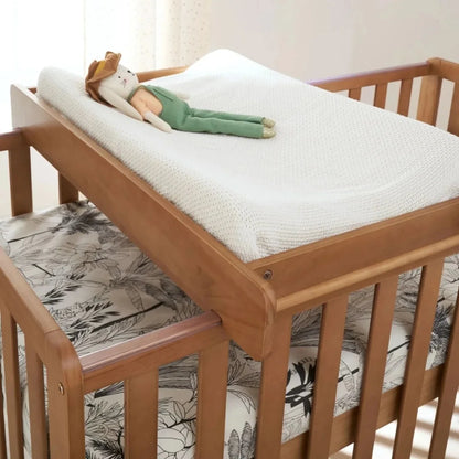 Tutti Bambini Malmo Cot Bed with Rio 3 pcs Furniture Set - Dove Grey/Honey Oak