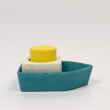 Oli & Carol Upcycled Boat Bath Toy Yellow
