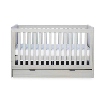 Ickle Bubba Pembrey Furniture Set Under Drawer Ash Grey 3 pcs - Premium Sprung Mattress