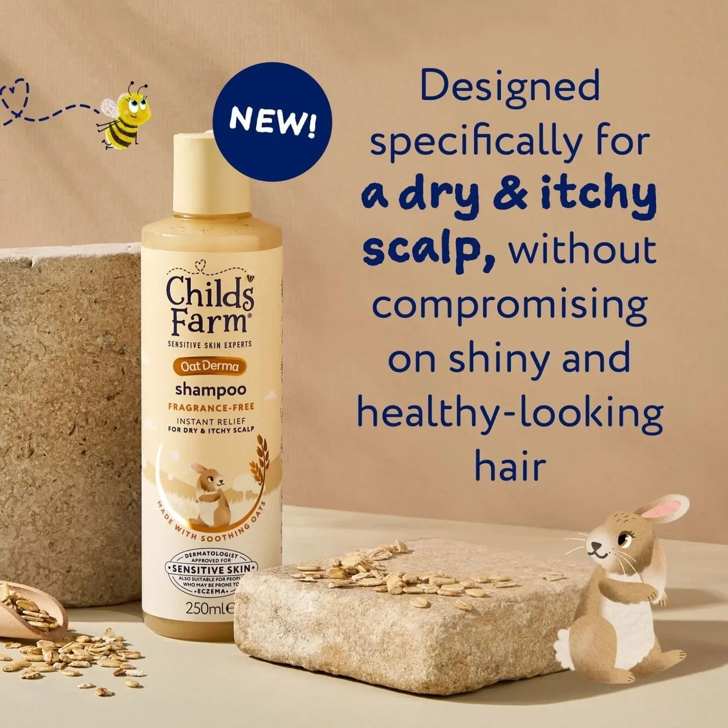 Shampoing Childs Farm Oatderma 250 ml