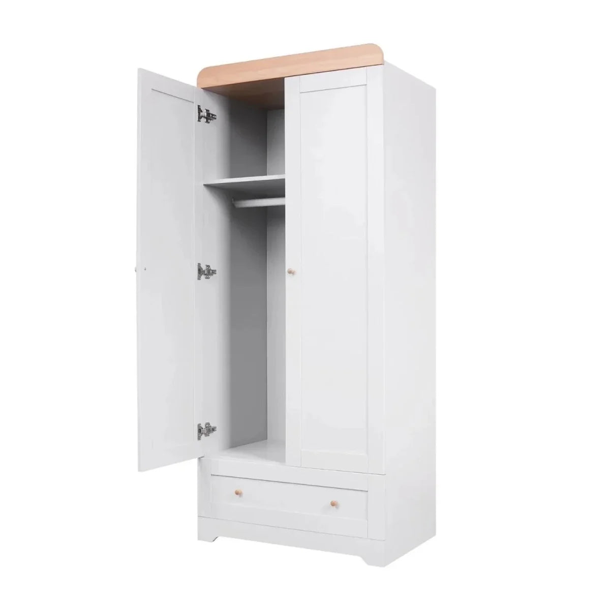 Tutti Bambini Rio Wardrobe - Dove Grey/Honey Oak