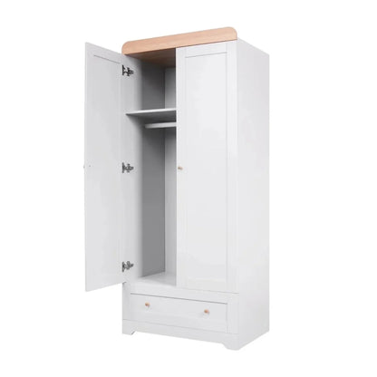 Tutti Bambini Rio Wardrobe - Dove Grey/Honey Oak