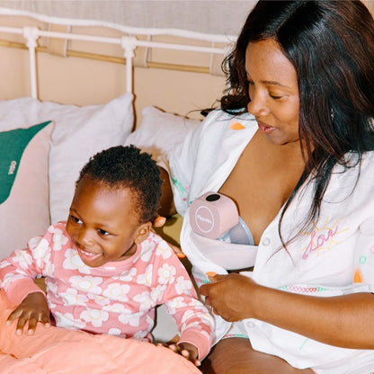 Tire-lait électrique portable Pippeta - Rose cendré