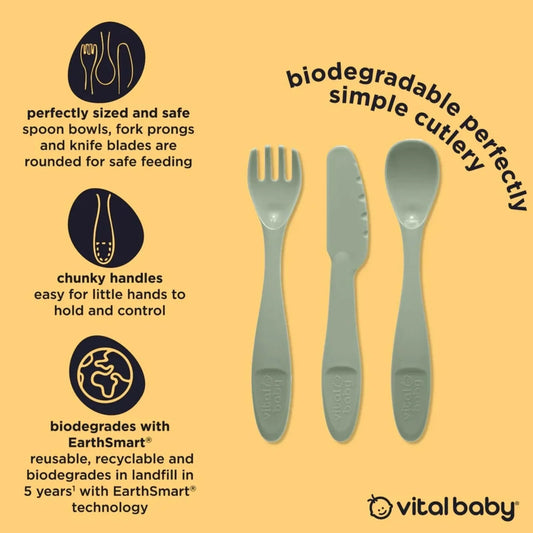 Lot de 15 couverts Vital Baby Nourish Perfectly Simple