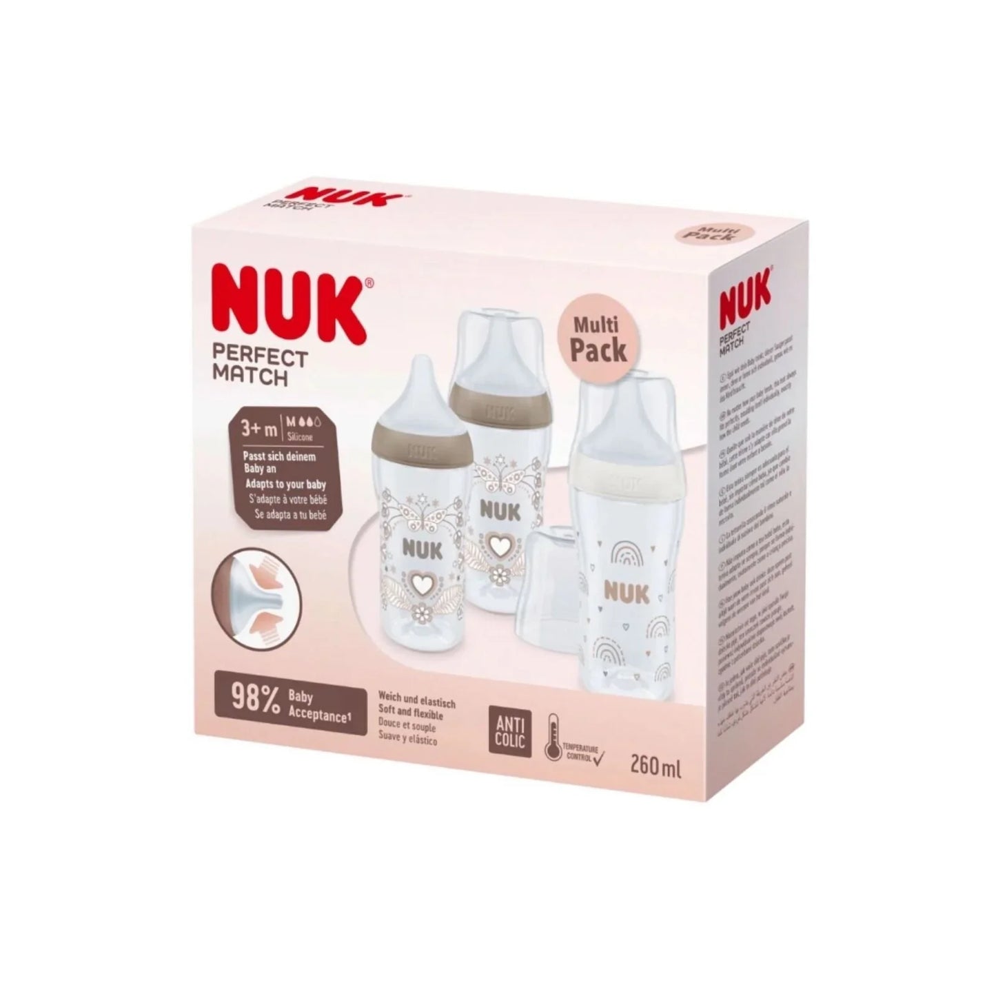Lot de 3 flacons de 260 ml de sirop anti-coliques NUK Perfect Match