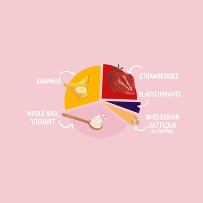 Piccolo Organic Brekkie Strawberry & Banana 6+ months 100g