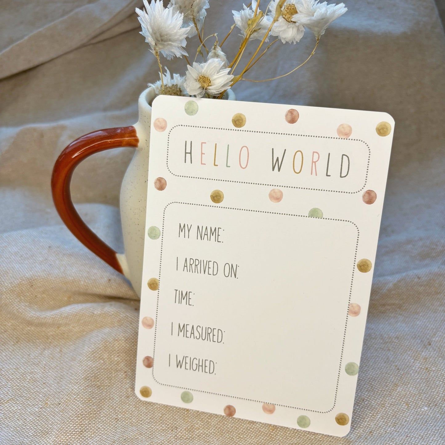 Baby Milestone Cards - The Little Hive