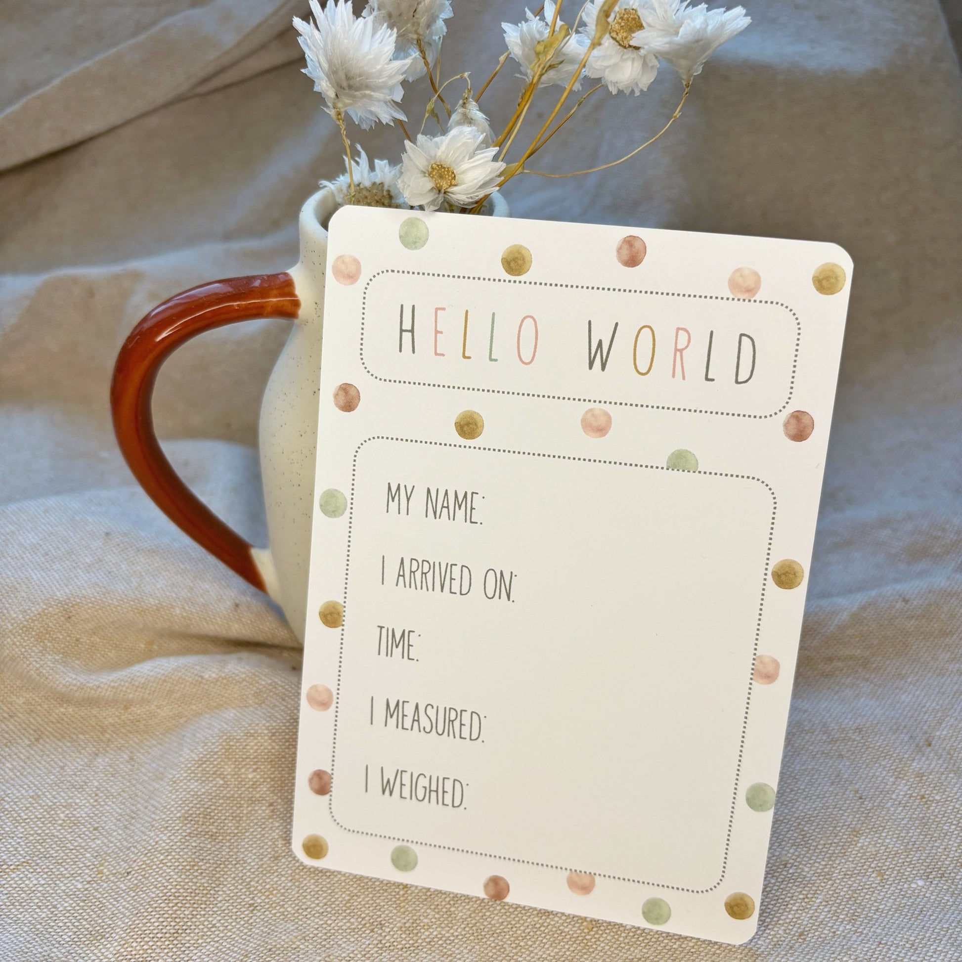 Baby Milestone Cards - The Little Hive