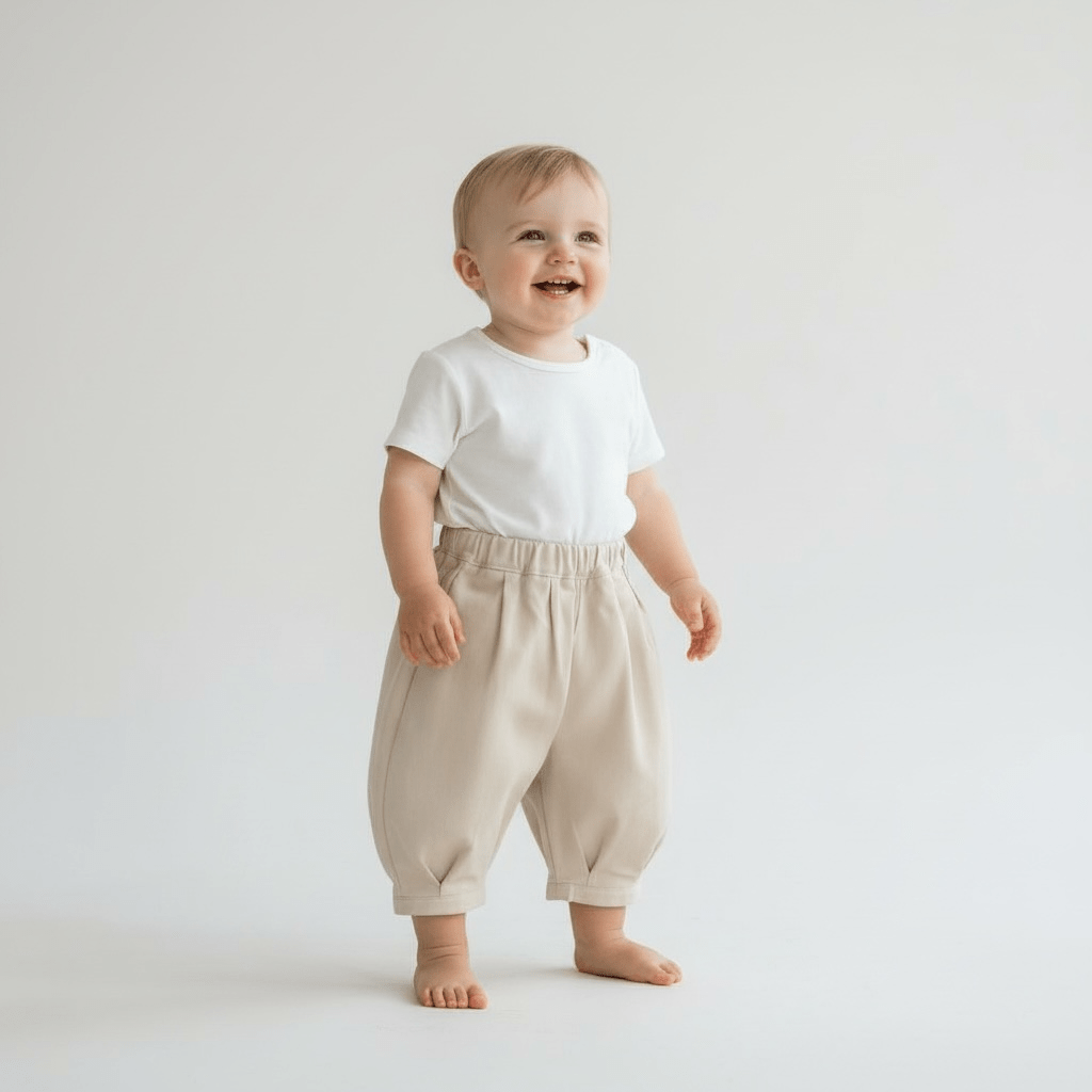 Balloon Cotton Trousers - The Little Hive