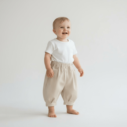 Balloon Cotton Trousers - The Little Hive