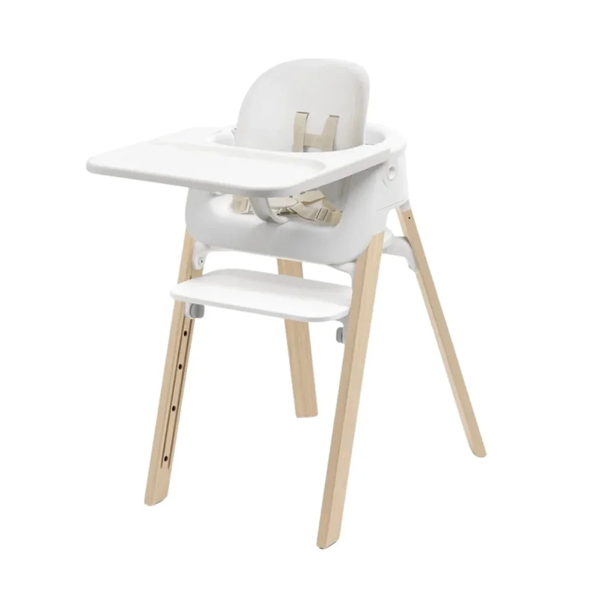 Stokke Steps Highchair - White & Natural