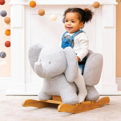 Nattou Tembo Cotton Elephant Rocker
