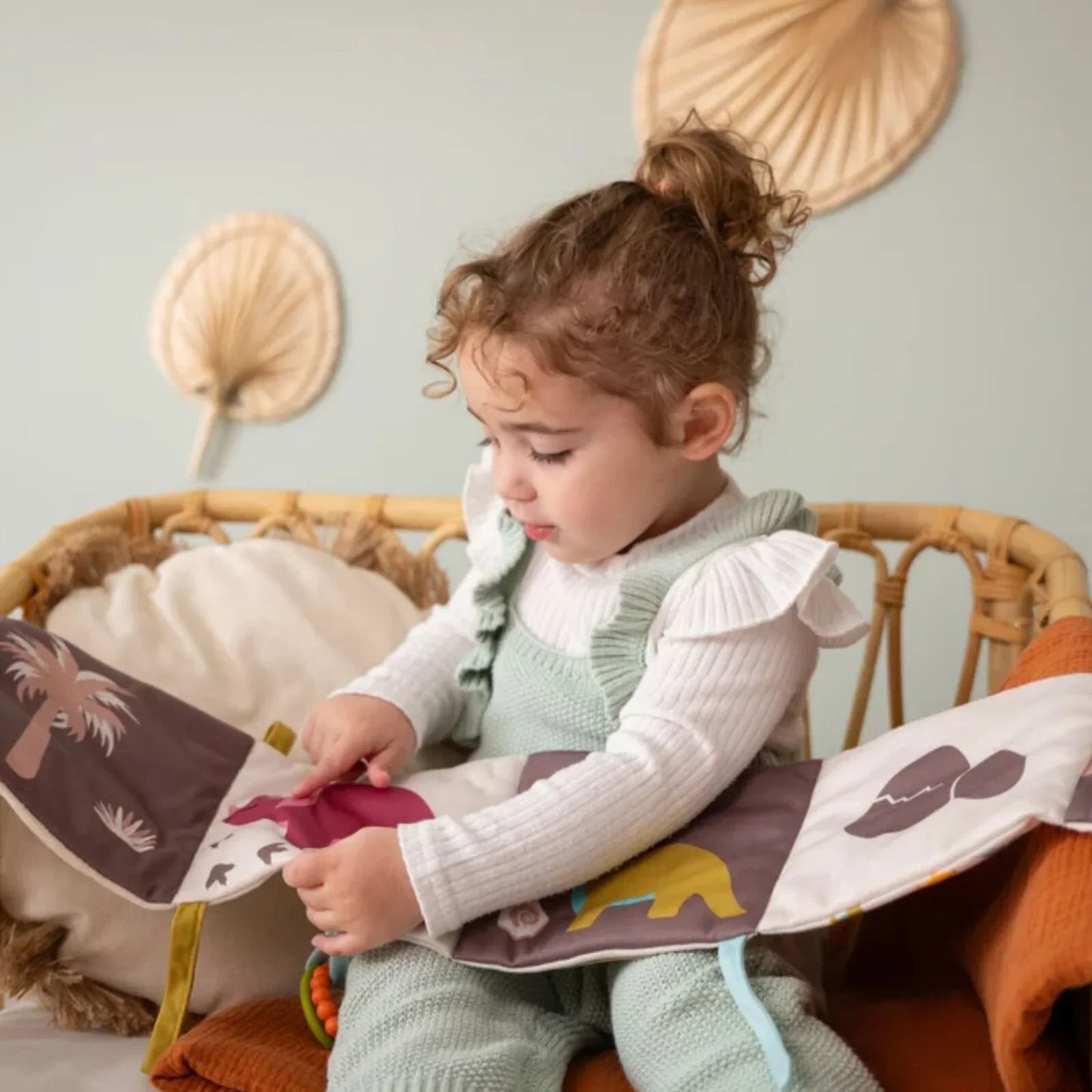 Little Big Friends Soft Activity Book 2-in-1 - Dino