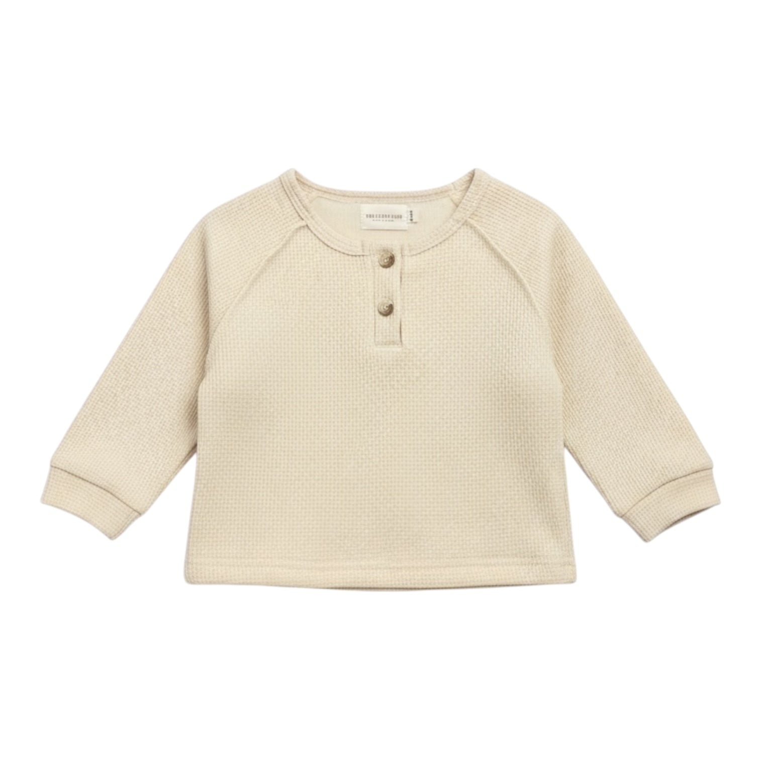 Beige Thick Long Sleeve Top - The Little Hive