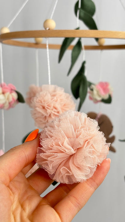 Blossom Bunny Cot Mobile - The Little Hive