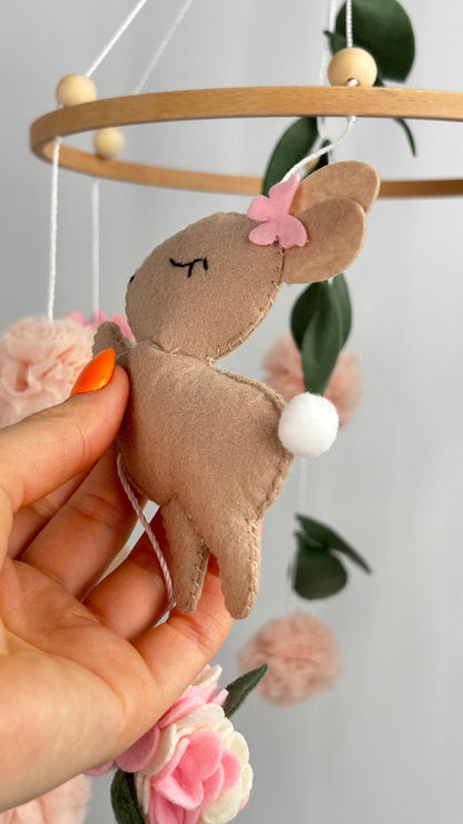 Blossom Bunny Cot Mobile - The Little Hive