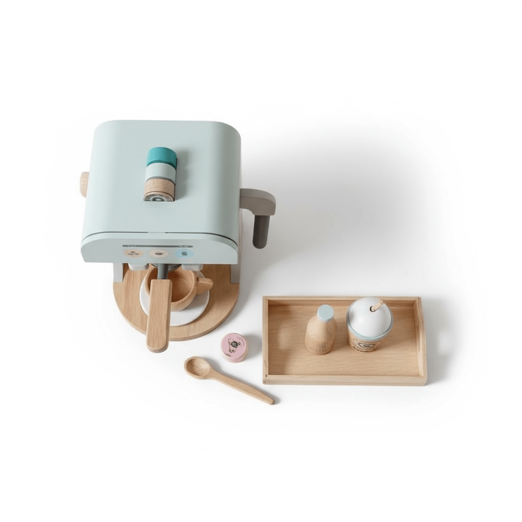 Blue Coffee Machine Toy - The Little Hive