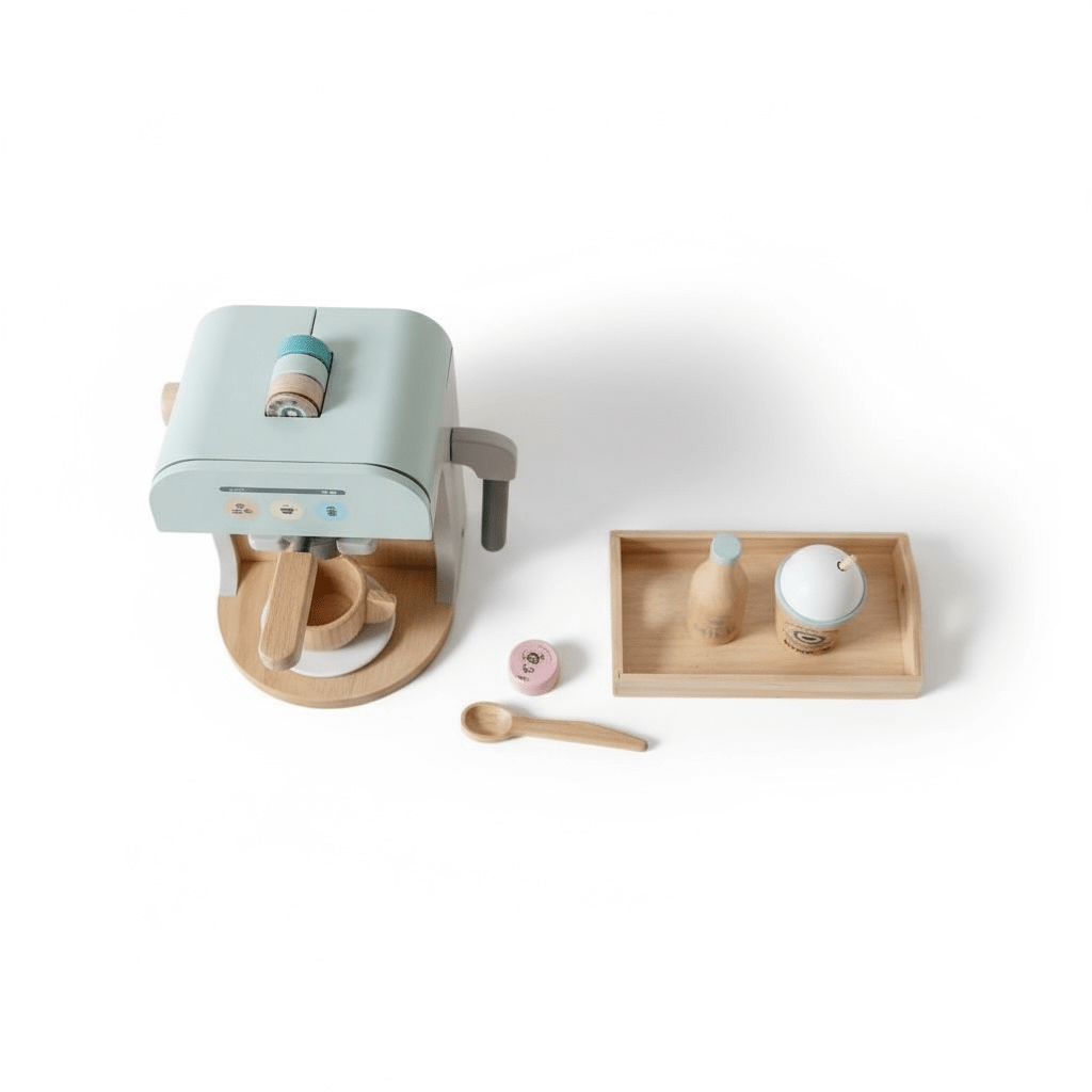 Blue Coffee Machine Toy - The Little Hive
