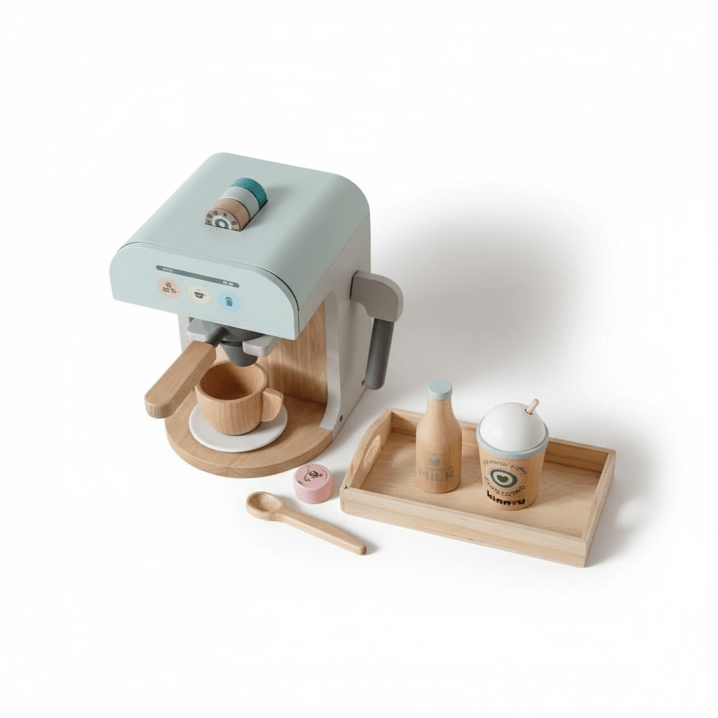 Blue Coffee Machine Toy - The Little Hive