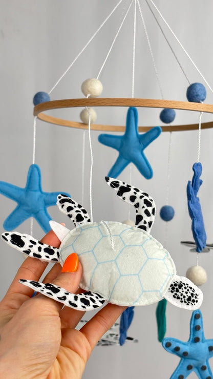 Blue Sea Cot Mobile - The Little Hive