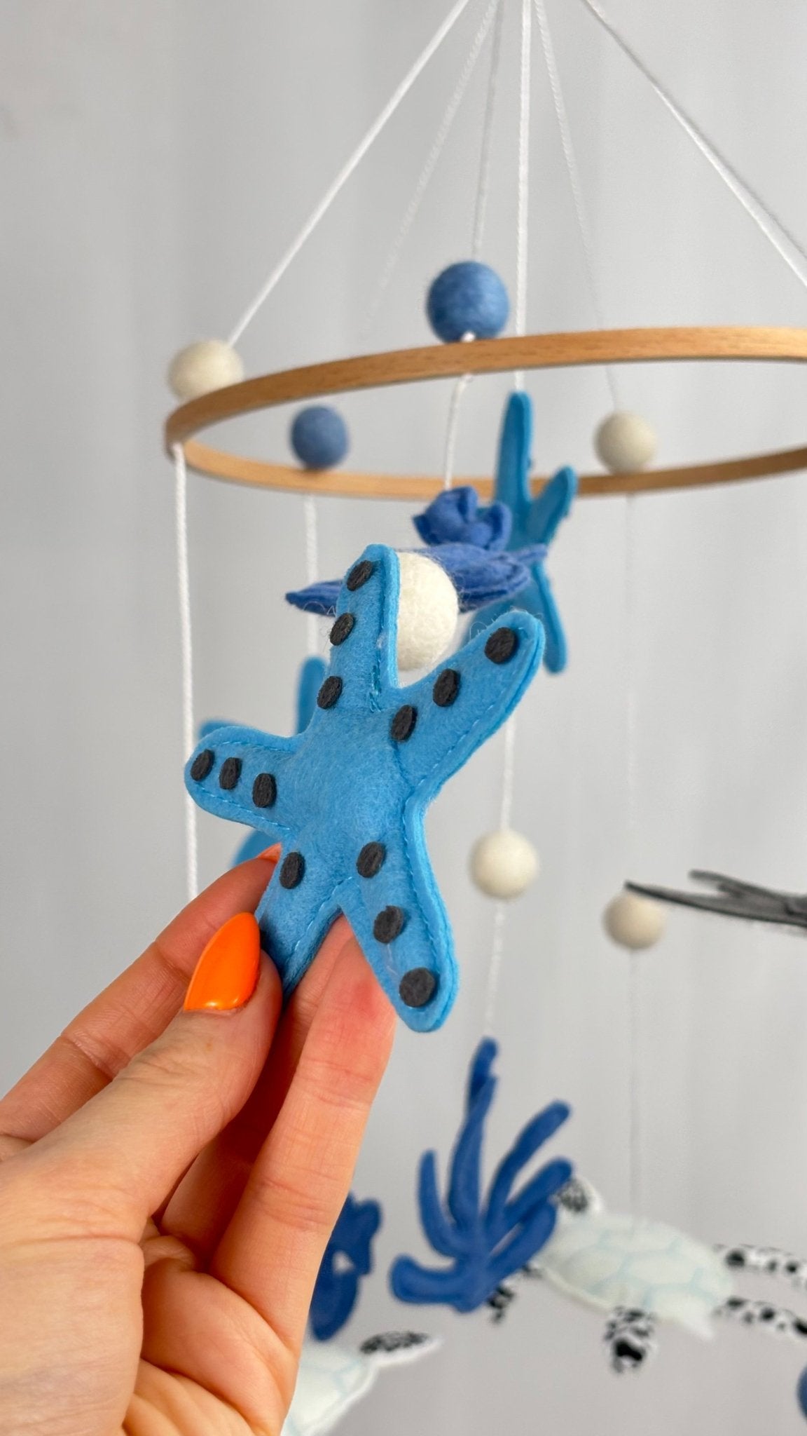 Blue Sea Cot Mobile - The Little Hive