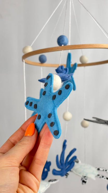 Blue Sea Cot Mobile - The Little Hive