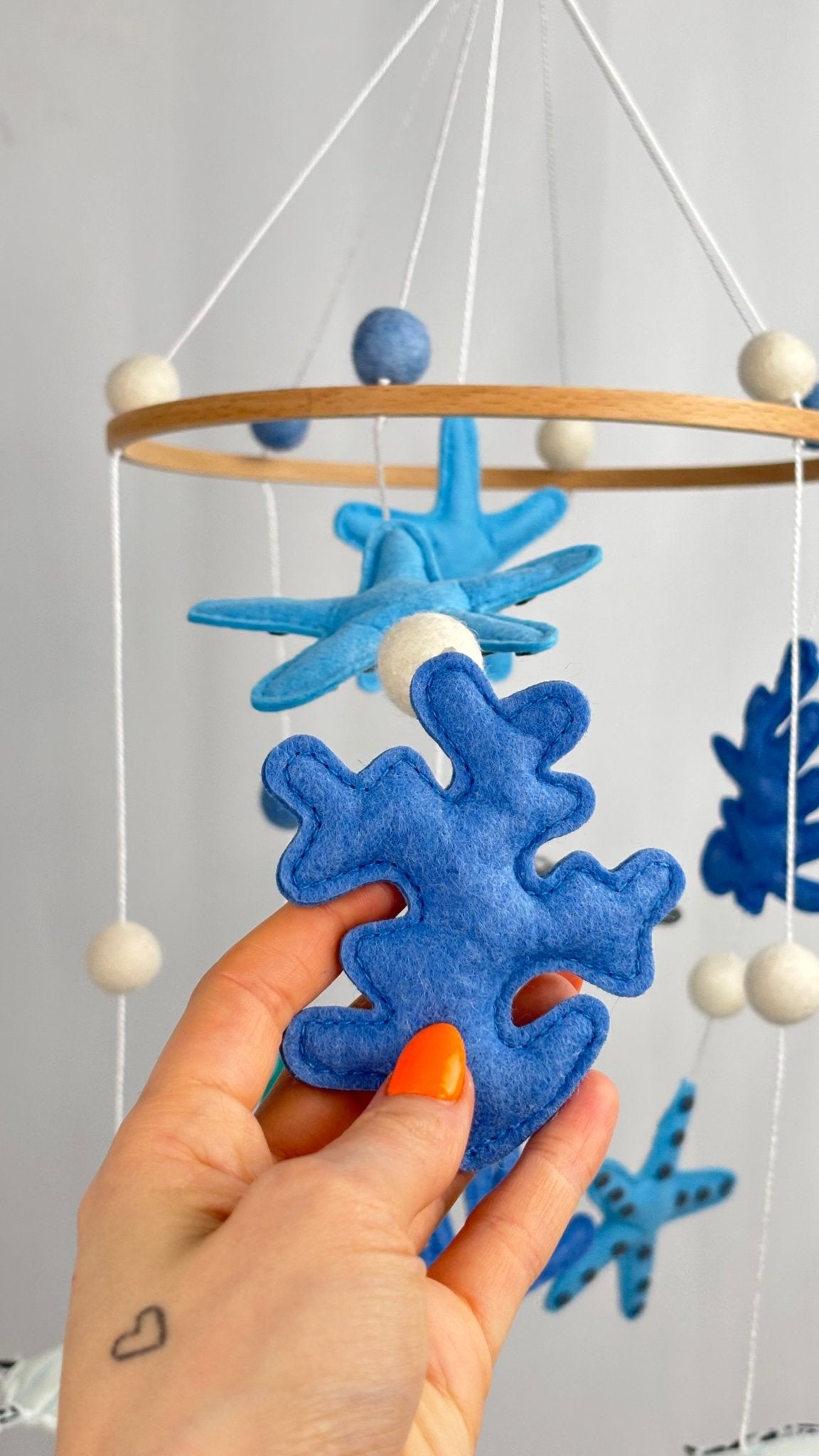 Blue Sea Cot Mobile - The Little Hive