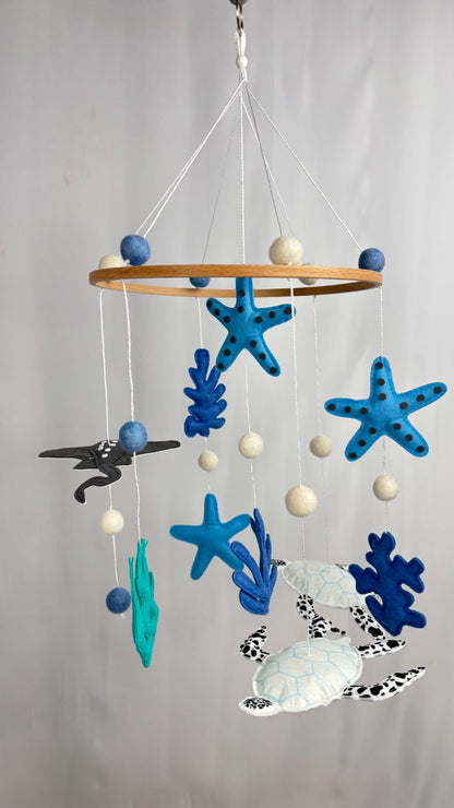 Blue Sea Cot Mobile - The Little Hive