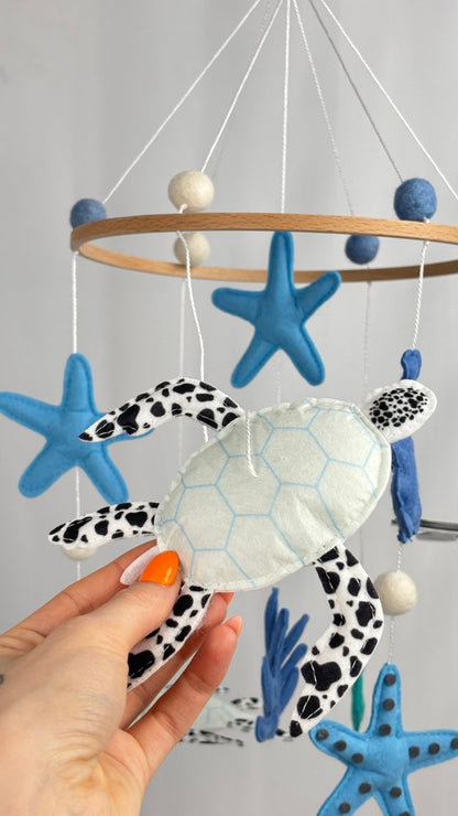 Blue Sea Cot Mobile - The Little Hive