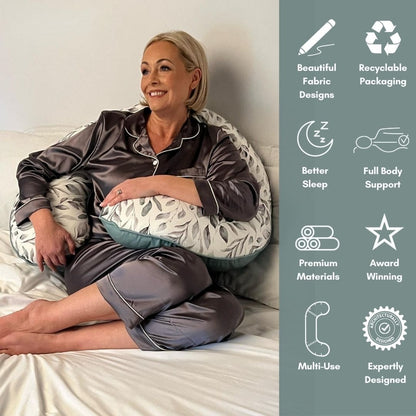 Body Pillow - Waterleaves - The Little Hive