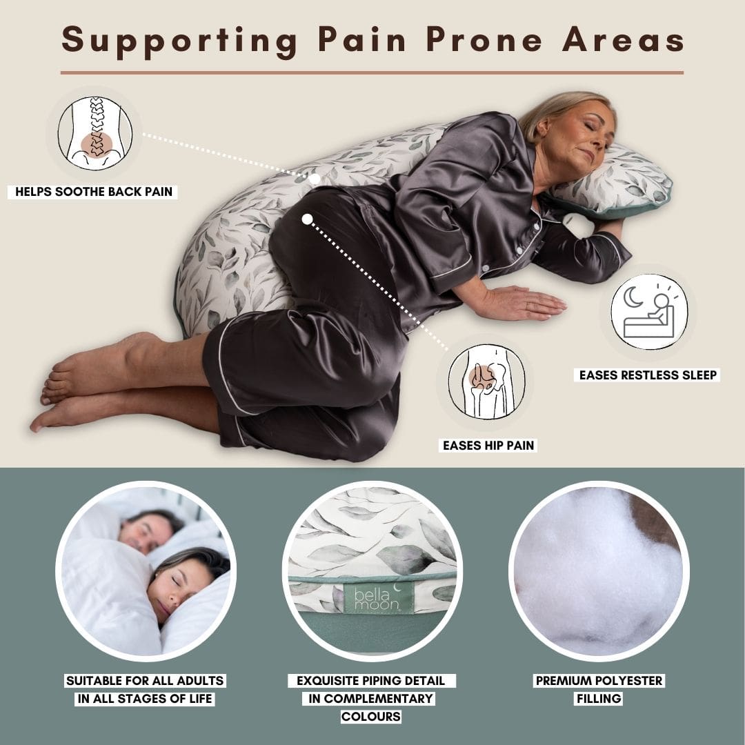 Body Pillow - Waterleaves - The Little Hive