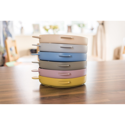 Callowesse Silicone Divided Suction Plate - Mustard
