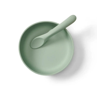 Vital Baby Nourish Silicone Suction Bowl Set - Crushed Mint