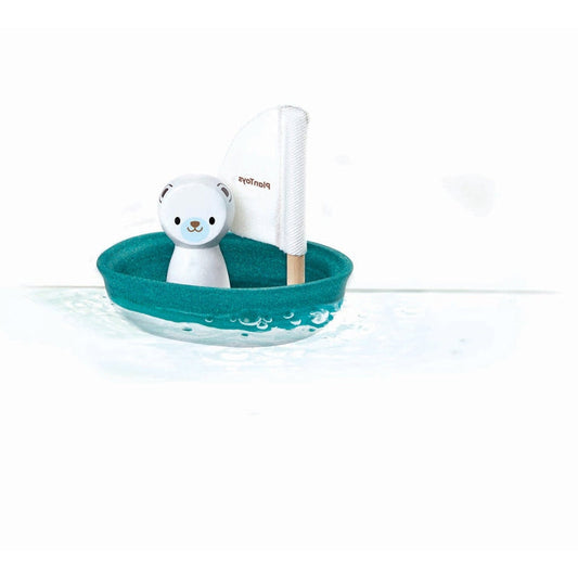 PlanToys Bateau à voile - Ours polaire