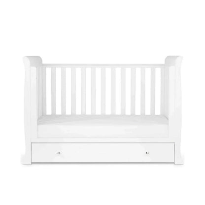 Ickle Bubba Snowdon 4 in 1 Mini 2 Piece Furniture Set White - Premium Pocket Sprung Mattress
