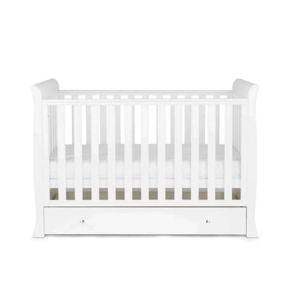 Ickle Bubba Snowdon 4 in 1 Mini 2 Piece Furniture Set White - Premium Pocket Sprung Mattress