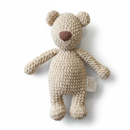 Chunky Hand Knitted Teddy Comforter - The Little Hive