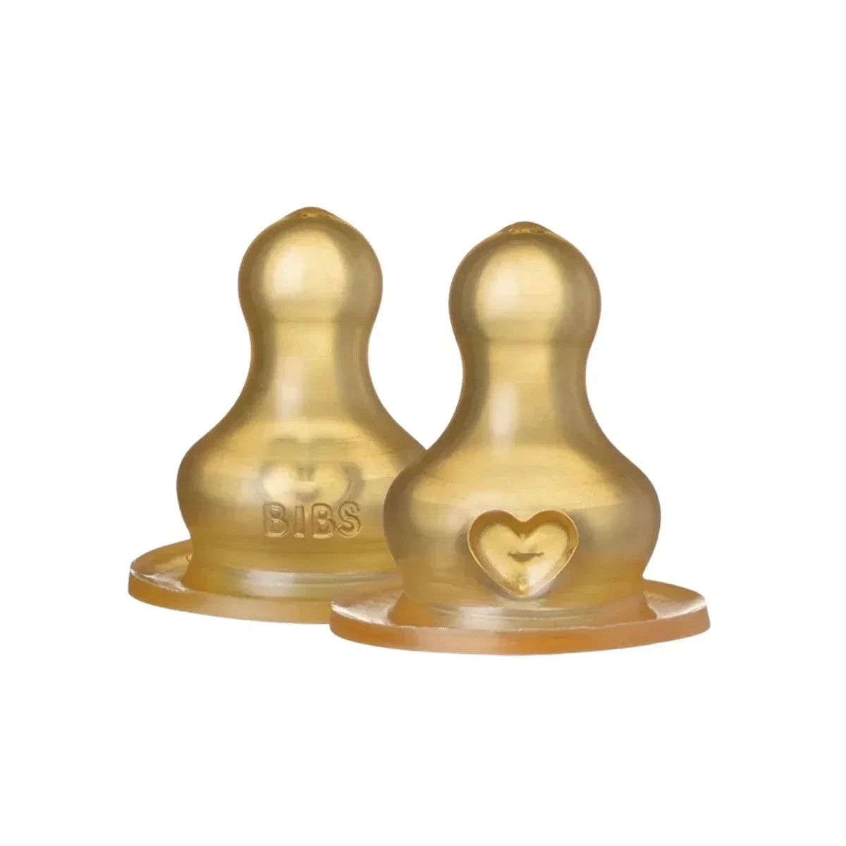 Tétines BIBS en latex à débit rapide, 4 mois et plus, lot de 2