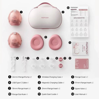 Momcozy Air 1 Ultra-Slim Double Breast Pump