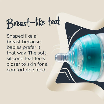 Tétine anti-coliques Tommee Tippee Advanced à débit rapide 6 mois et plus (2 unités)