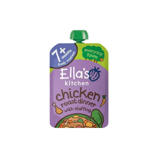 Ella's Kitchen Pâte de poulet rôti bio en gourde 130 g, dès 7 mois