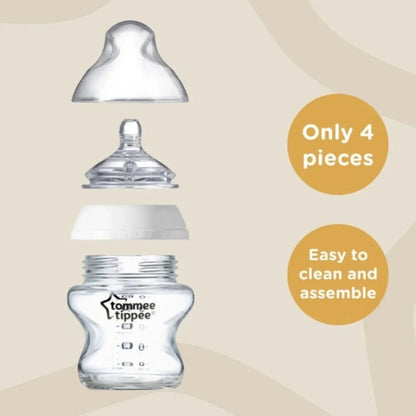 Tommee Tippee Closer To Nature Bottle 150ml Pack of 3