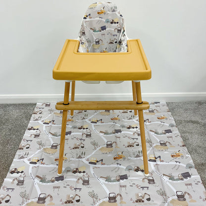 Splash mat - Digger Land Print