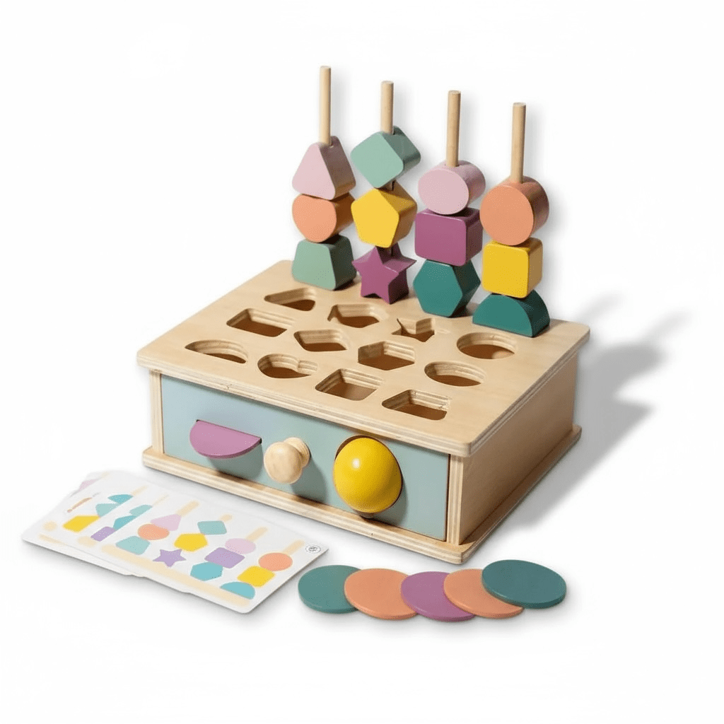 Drawer - shaped Matching Box - The Little Hive