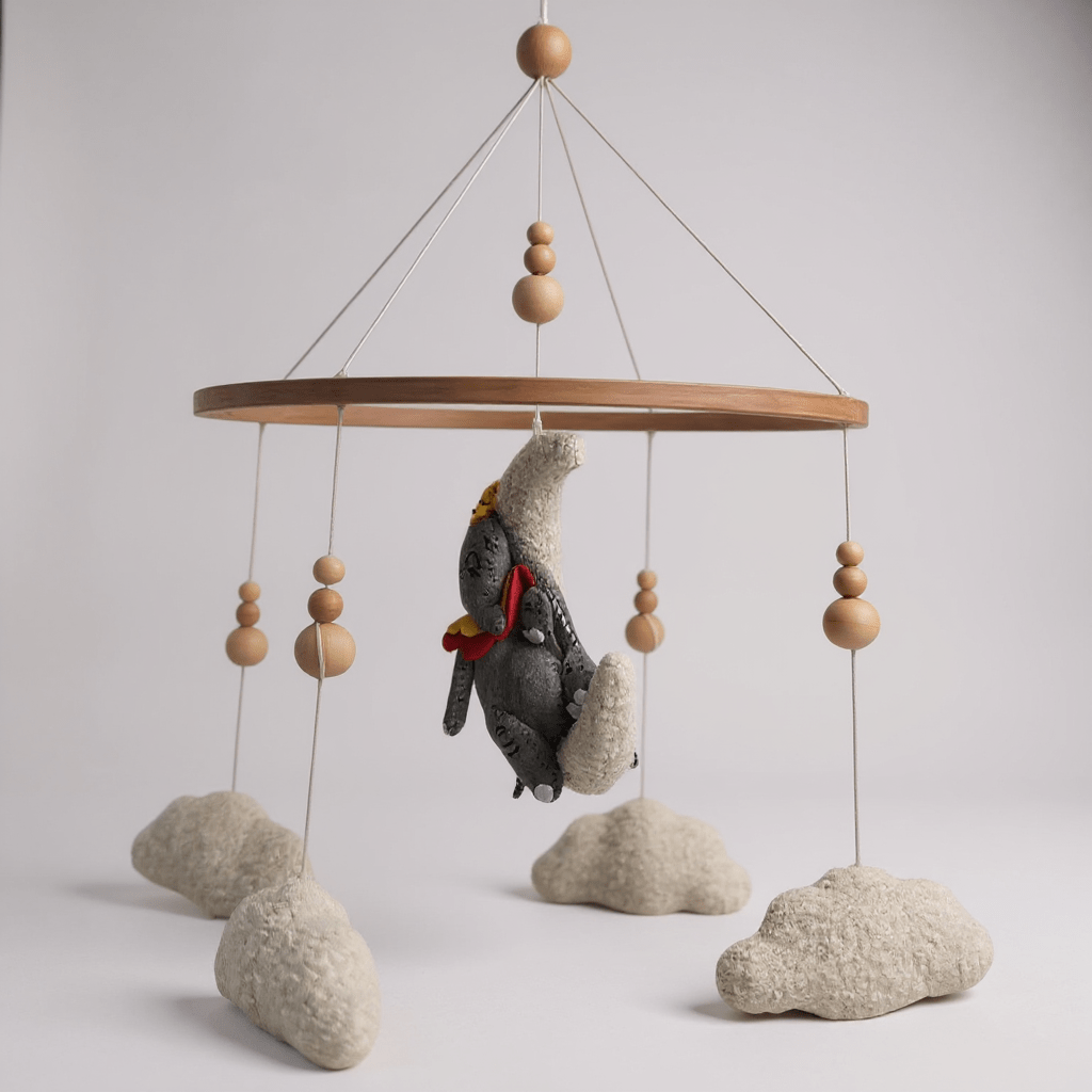 Dreaming Elephant Cot Mobile - The Little Hive