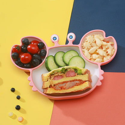 GoofyCub Silicone Baby Plate - Non-Slip Suction Bowl for Toddlers