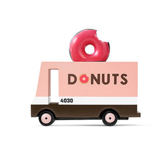 Candylab Wooden Diecast Candyvan Donut Van